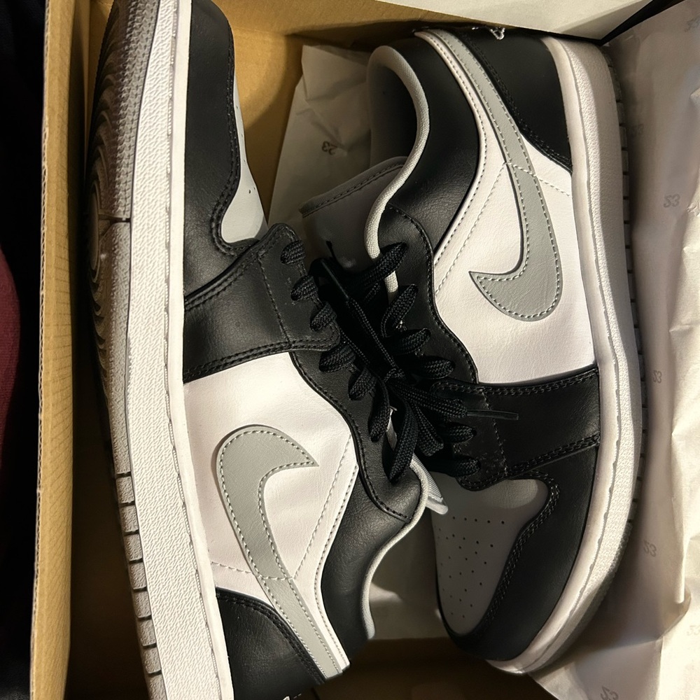 Jordan Black and Gray Sneakers